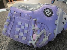 Wilson T-Ball Glove - 9 inch - RH - Purple/Gray - Cat Osterman