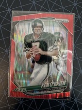 2025 Panini Prizm - Ken O'Brien #185 Red Wave Prizm /149