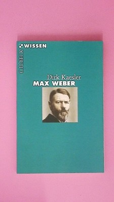 202684 Dirk Kaesler MAX WEBER