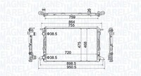 Magneti Marelli 350213208900 KüHler, MotorküHlung FüR Audi