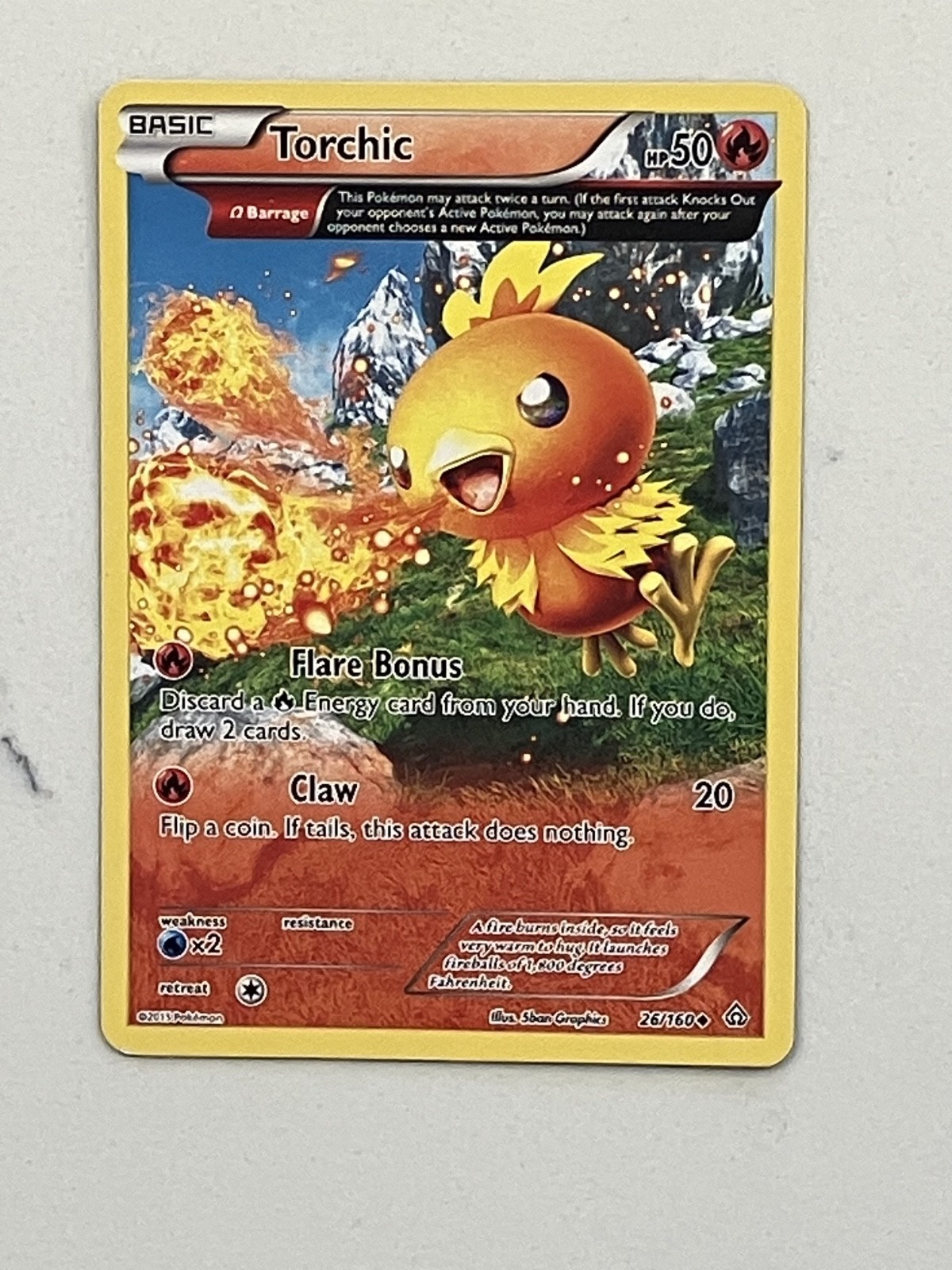 Torchic 26/160 XY - Primal Clash Regular LP