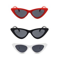 Polarized Sunglasses for Kids Boy Girl Fashion Vintage Narrow Cats Eye Sungla