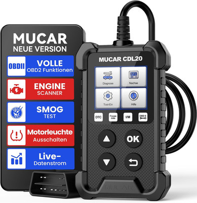 Mucar OBD2 Diagnosegerät, CDL20 Diagnosegerät Auto Mit Vollständigen Obd2-Funkti