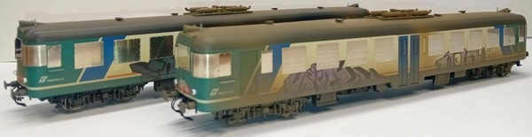 Vitrains 1148 Set Aln 668 1529 + 1514 „Demolende“, Nicht Motorisiert-image