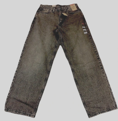 Nwt Levi's 578 Baggy Denim Jeans Mens 36 X 32 Y2K Cotton Black Gray A4750-0029