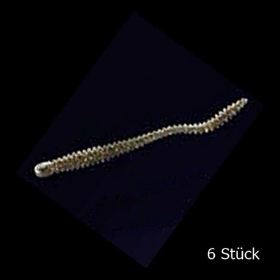 Nomura Soft Lures Glitter Rib Worm 4,7'' Gold Glitter Back