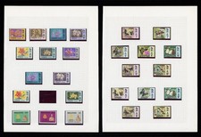 Selangor Malaysia Stamps 1965-1971 Orchids & Butterflies Definitive To $1 MNH