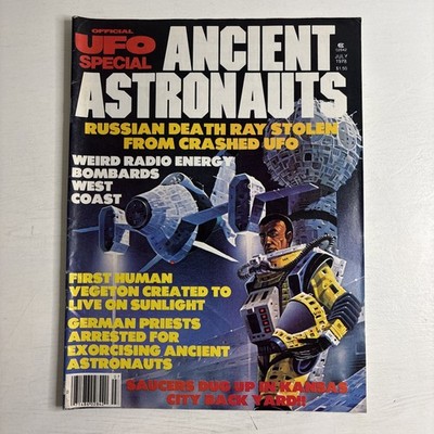 Official UFO Magazine Ancient Astronauts July 1978 Russian Death Ray Vegeton