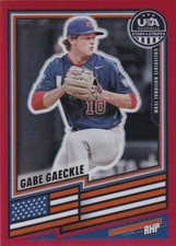 2026 Stars & Stripes USA  Red Prizm Gabe Gaeckle 149/399 #77  PWE