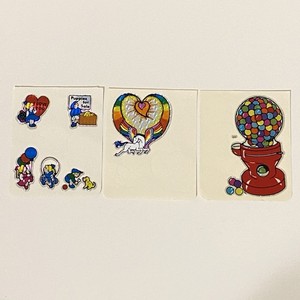 Vintage Lot of Prism Sticker Sheets Pegasus Rainbow Gumball Vending Machine