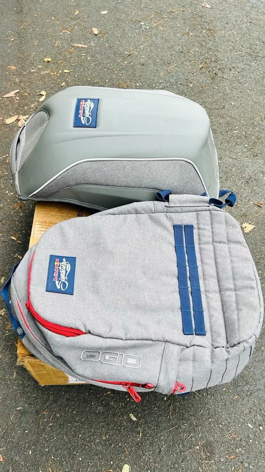 Red bull OGIO Motorcycle Stealth No Drag Mach 5 Backpack Combo - Image 2 of 4