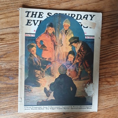 F Scott Fitzgerald Babylon Revisited 1st ever Print 1931 Saturday Evening Post
