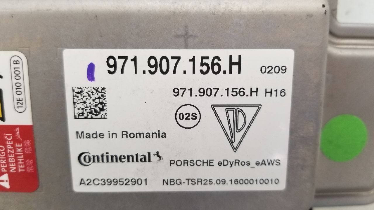 17 BENTLEY BENTAYGA ACTIVE ROLL CONTROL MODULE 971907156H
