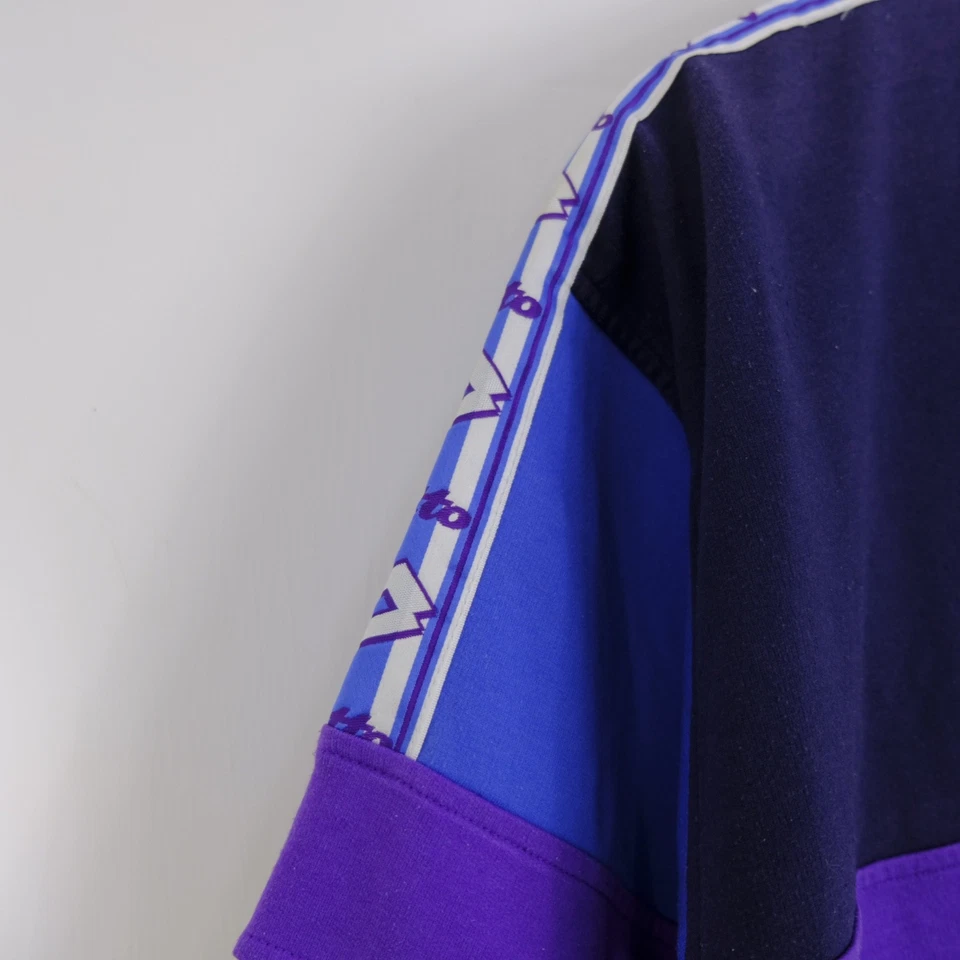 Lotto Vintage Felpa Uomo Taglia L Cotone Sportiva Comodo Casual Colorata Con Zip - Imagen 4 de 4