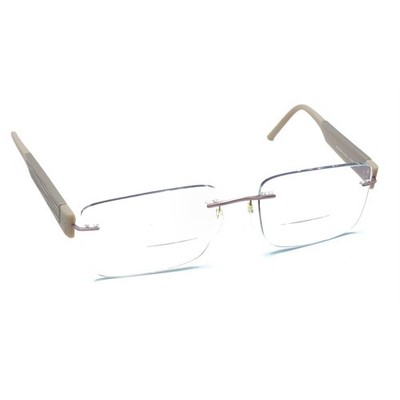 Silhouette 4483 40 6052 Titanium Brown Rimless Eyeglasses Frames 51-17 130