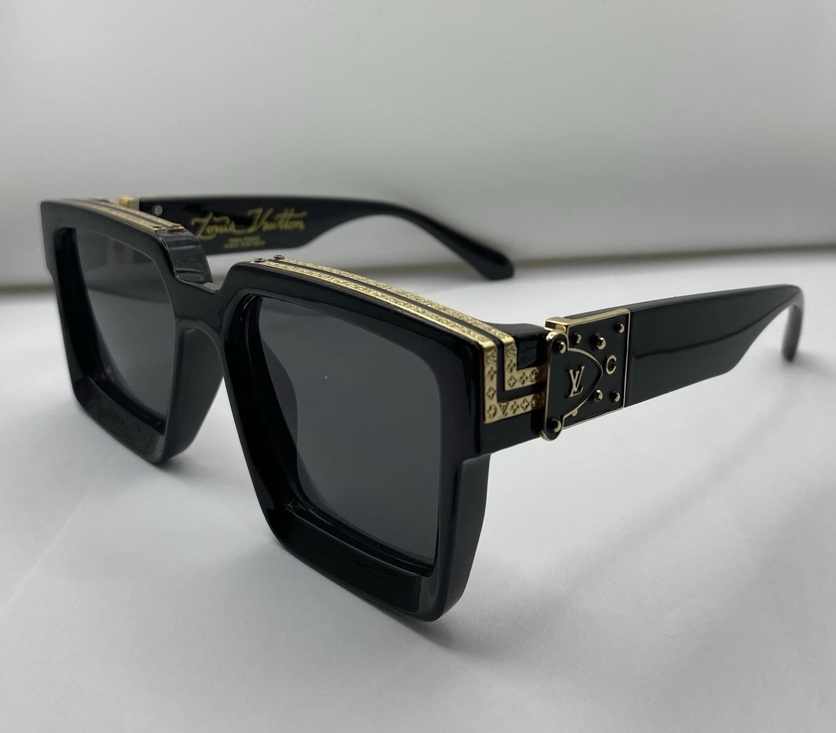 Louis Vuitton Black Black Sunglasses for Men for sale - eBay