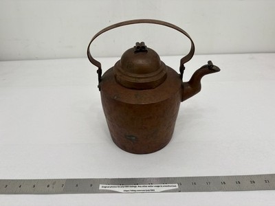 (1) Vintage Antique Joh Bergh Karlskrona Copper Pot Kettle - Read Description!