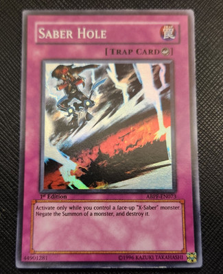 Yu-Gi-Oh! Saber Hole ABPF-EN073 1st Edition!!!