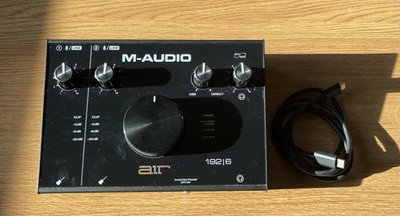 M-Audio Air 192|6 24-BIT/192KHZ Midi USB Digital Audio Interface Schwarz