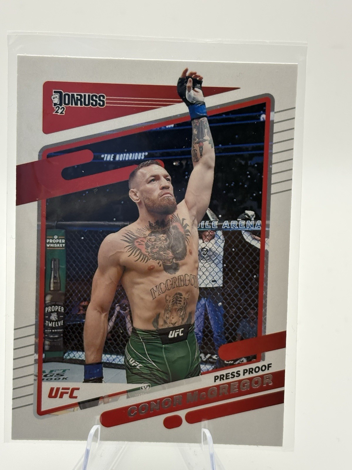 2022 Donruss UFC CONOR McGREGOR Press Proof Silver #27