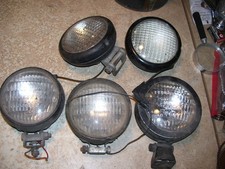 Lot Of 5 Vintage Tractor Headlights Do-ray Others