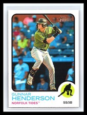 2022 Topps Heritage Minor League Edition - [ORIOLES] #147 - Gunnar Henderson
