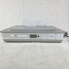 Audiovox KCD3180 Under Cabinet CD Clock Radio Tested Working Light 2005