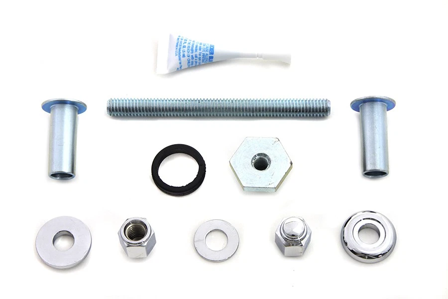 Kit de montaje de tanque de gasolina cromado para Harley Davidson Foto 2 de 2