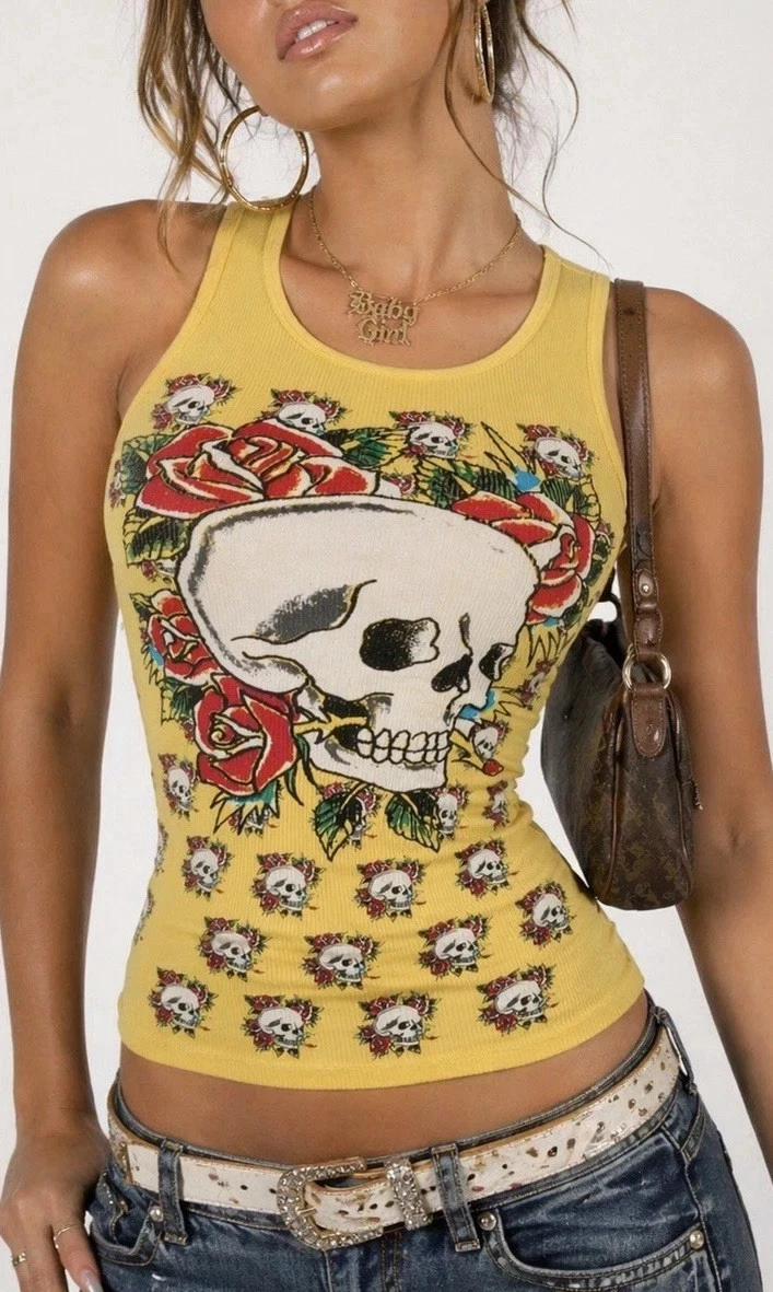 Ed Hardy Regular Size Tops for Women for sale | eBay