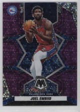 2021-22 Panini Mosaic Fast Break Purple Prizm /50 Joel Embiid #82 1pe9