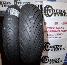 Metzeler Roadtec 01 180/55/17 &120/70/17 Motorcycle Tyres Partworn S30