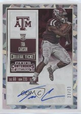 2016 Contenders Draft Picks College Ticket Cracked Ice 23/23 Tra Carson Auto 2z0