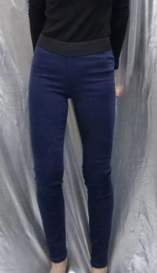 GOLDSIGN JEGGINGS LEGGINGS Talla 26 UK8/10 Azul Rayón Cupro Mezcla Algodón Azul... Foto 4 de 4