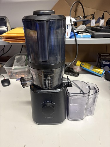 Nama SJ-200 Masticating Juicer Black 200W Cold Press 120V Anti Drip Function