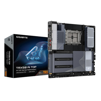 Ggigabyte TRX50 AI TOP AMD sTR5 Motherboard Support AMD Ryzen PRO 7000 CPU