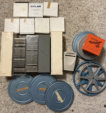 Lot 60s Vintage 8mm Home Movies, Slides, Viewer - Puppies, Vacations, Wedding
