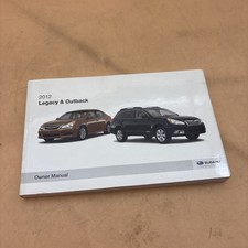 2012 Subaru Legacy / Outback Owners Manual Base, Premium, and Limited
