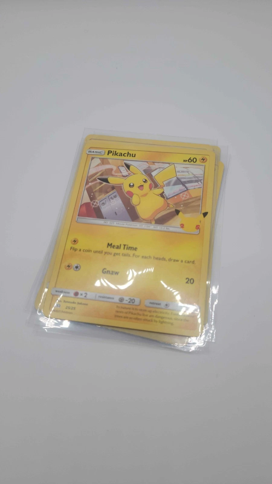 Pikachu 025/025 McDonald's 25th Anniversary Regular (great condition)