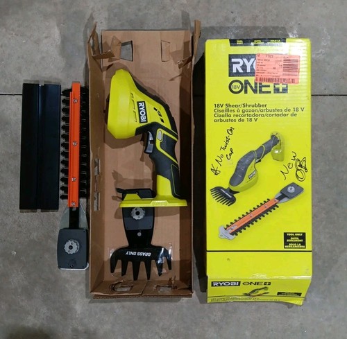 Ryobi ONE+ 18V Cordless Grass Shear and Shrubber Trimmer P2908 | TOOL ONLY *READ
