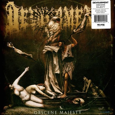 Devourment - Obscene Majesty Lp Gold Brown White & Red Ox (2023 - EU - Original)
