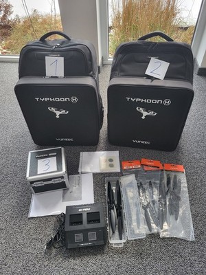 Top-Angebot: YUNEEC 2 x Typhoon H, 1 x CGO ET, Zubehör, ideal für Rehkitzsuche