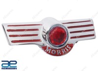 Morris Minor Heckbereich Schriftzug Badge Emblem Motiv Einheit Alu Chrom