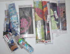 Lot of 5 Diamond Painting Kits plus Extra Dots Mixed Sizes