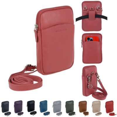 Nordic Blue Damen Leder Umhängetasche Handytasche