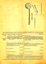 POSTZUSTELLUNGSURKUNDE - TROSTBERG - BAD AIBLING - BAYER. Siegel ohne KRONE 1929