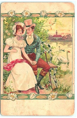 S01-9911, ROMANCE, VINTAGE POSTCARD | eBay