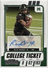 2021 Panini Contenders Draft Picks College Ticket - Rico Bussey Jr. #176 Auto