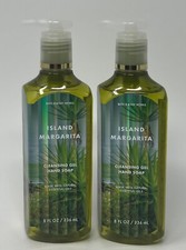 2 NEW BATH BODY WORKS ISLAND MARGARITA CLEANSING GEL HAND SOAP WASH 8OZ LIME