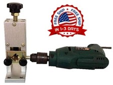 Pelacables de cobre accionado por taladro, tanto para manivela como para taladro