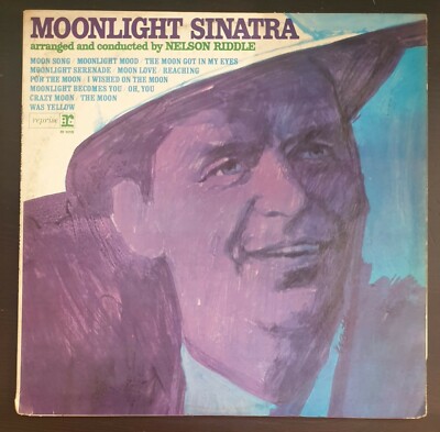 LP 33 GIRI FRANK SINATRA MOONLIGHT SINATRA, 1966 (VG+/EX) Reprise Records RI1018